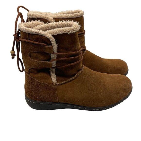 Skechers 49334 Women’s Slip-On Shoes – Size 8.5 – Chestnut Suede - Picture 1 of 12